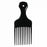 Dukal Corporation DawnMist Hair Pic - Black 2.25" Mini Hair Pic - 567