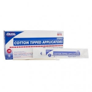 Dukal Corporation Cotton-Tipped Applicators - APPLICATOR 6IN WOOD SHAFT STERILE 2/PK - 9016