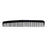 Dukal Corporation DawnMist Adult Combs - Black Comb, 7" Long, Bulk - C7