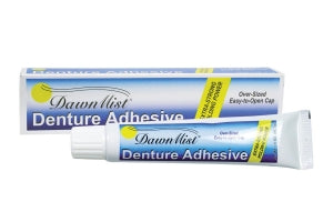 Dukal Corporation DawnMist Denture Adhesive - Zinc-Free Denture Adhesive Cream, 2 oz. Tube - DA2