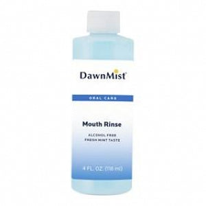 Dukal Corporation DawnMist Mouth Rinse - Alcohol-Free Mint Mouth Rinse with Twist Cap, 4 oz. - MR3350-60