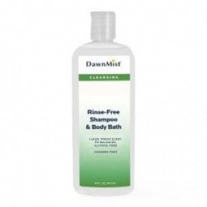 Dukal Corp DawnMist Rinse Free Shampoo and Body Bath - Rinse-Free Shampoo and Body Bath, 8 oz. - NR08