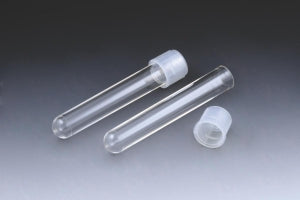 Globe Scientific Plastic Culture Tubes - Test Tube, Polystyrene, Conical Bottom, 12 mm x 75 mm, 5 mL, 1000 Tubes per Bag - 110416