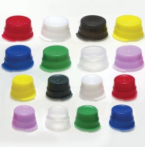 Globe Scientific 13mm Snap Cap with Two Thumb Tabs - 13 mm Polyethylene Snap Cap for Test Tube, Gray, 1, 000/Bag - 113146A