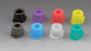 Globe Scientific Universal Test Tube Snap Caps - CAP, UNIVERSAL, 12MM, 13MM, 16MM, RED, 1000/BG - 118115R
