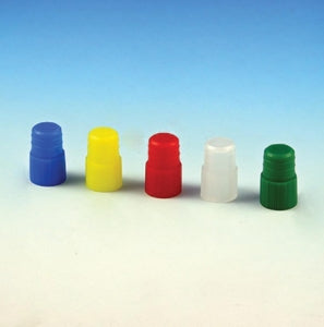 Globe Scientific Plug Stoppers - CAP, PLUG, 12MM, RED, 1000/BG - 118139R