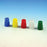 Globe Scientific Plug Stoppers - CAP, PLUG, 12MM, RED, 1000/BG - 118139R