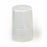 Globe Scientific Diamond Culture Tube Caps - CAP, CULTURE TUBE, PP, 25MM, CLEAR, 100/BG - 118158C