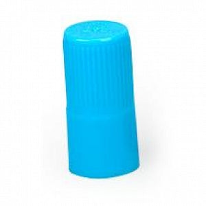 Globe Scientific Diamond Culture Tube Caps - CAP, CULTURE TUBE, PP, 25MM, BLUE, 500/PK - 118158B