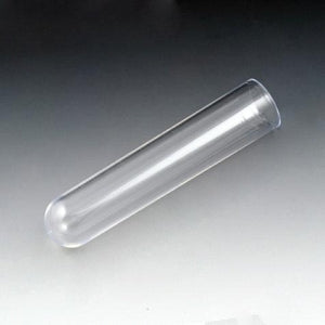 Globe Scientific 16 x 75 mm Test Tubes - Polystyrene Test Tube without Rim, 16 mm x 75 mm, 8 mL - 119010A