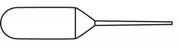 Globe Scientific Fine Tip Transfer Pipettes - Fine-Tip Transfer Pipet, Bulb, 3.4 mL, 5.8 mL - 134050-500