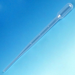 Globe Scientific 5ml Blood bank Graduated Transfer Pipet - Transfer Pipet, Blood Bank, Standard Bulb, 1.8 mm, 5 mL - 137040