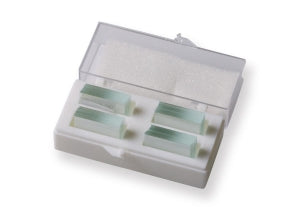 Globe Scientific White Glass Microscope Cover Glasses - White Glass Microscope Cover Glass with No. 2 Thickness, 18 mm x 18 mm - 1401-20