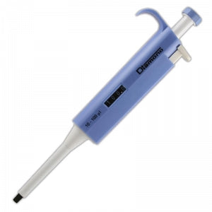 Globe Scientific Inc Adjustable Volume Diamond Pipettors - PIPETTE, ADJUSTABLE VOLUME, 10-100UL, BLU - 3301-100