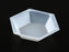 Globe Scientific Plastic Hexagonal Weighing Dishes - DISH, WEIGH, HEXAGONAL, ANTISTATIC, PS, 200ML - 3617