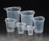 Globe Scientific Polypropylene Tri-Corner Plastic Beaker - BEAKER, 3-CORNER, PP, 800 ML, 100/CS - 3634