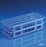 Globe Scientific Snap-N-Racks - RACK, TUBE, 20/21MM, 40-PLACE, PP, BLUE, EA - 456604