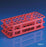 Globe Scientific Snap-N-Racks - RACK, TUBE, 20/21MM, 40-PLACE, PP, RED, EA - 456610