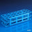 Globe Scientific Snap-N-Rack Test Tube Racks - TUBE RACK, 30MM, PP, BLUE, 24-PLACE - 456804