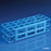 Globe Scientific Snap-N-Rack Test Tube Racks - TUBE RACK, 30MM, PP, BLUE, 24-PLACE - 456804