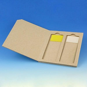 Globe Scientific Cardboard Slide Mailers - MAILER, CARDBOARD, 2 SLIDE, 100/BX - 513002