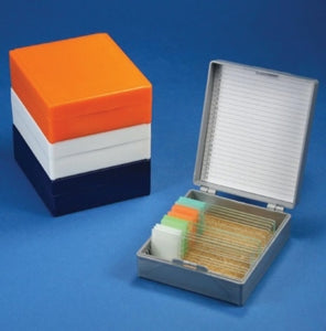 Globe Scientific Inc Slide Storage Boxes - SLIDE BOX, 25 PLACE, CORK LINE, GRAY, EA - 513075A