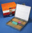 Globe Scientific Inc Slide Storage Boxes - 100 SLIDE BOX, CORK LINE, STEEL LOCK, RED - 513080R