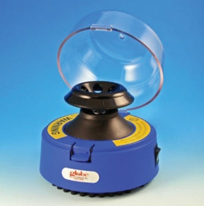 Globe Scientific Mini-Centrifuge With 2 R - MINI-CENTRIFUGE WITH 2 ROTORS, BLUE, 230V - 545B-230