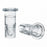 Globe Scientific Multi Purpose PS Sample cups - Nesting Polystyrene Sample Cup, Use with 16 mm Tube, 2 mL - 5505