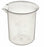 Globe Scientific Polypropylene Graduated Beaker - BEAKER, PP, MOLDED GRADUATION, 250ML, 16/CS - 601805