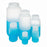 Globe Scientific Inc Diamond RealSeal Clear Wide Mouth Round Polypropylene Bottles - Diamond RealSeal Wide Mouth Round Polypropylene Bottle with Polypropylene Cap, 500 mL - 7000500