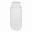 Globe Scientific Inc Diamond RealSeal Clear Wide Mouth Round Polypropylene Bottles - Diamond RealSeal Wide Mouth Round Polypropylene Bottle with Polypropylene Cap, 500 mL - 7000500