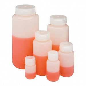 Globe Scientific Inc Diamond RealSeal Wide-Mouth Round HDPE Bottles with PP Closure - Diamond RealSeal Wide Mouth Round HDPE Bottle with Polypropylene Closure, 30 mL - 7010030
