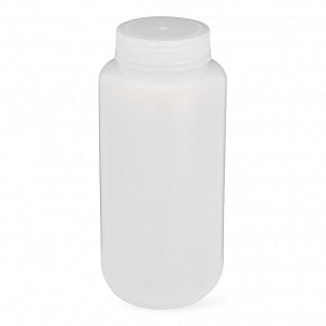 Globe Scientific Inc Diamond RealSeal Wide Mouth Round LDPE Bottles - Diamond RealSeal Wide Mouth Round LDPE Bottle with Polypropylene Closure, 1000 mL - 7021000