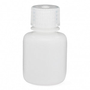 Globe Scientific Inc Diamond RealSeal Narrow Mouth Boston Round HDPE Bottles - Diamond RealSeal Translucent Narrow Mouth Boston Round HDPE Bottle with Polypropylene Closure, 30 mL - 7060030