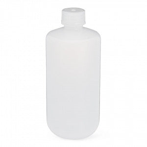 Globe Scientific Inc Diamond RealSeal Clear Narrow Mouth Boston Round LDPE Bottles - Diamond RealSeal Clear Narrow Mouth Boston Round LDPE Bottle with Polypropylene Closure, 500 mL - 7070500