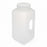 Globe Scientific Inc Diamond RealSeal Large-Format Wide-Mouth Square Bottles - Diamond RealSeal Large Format Wide Mouth Square Polypropylene Bottle with Handle and Polypropylene Closure, For -40° to 121°C, 4 L - 7164000