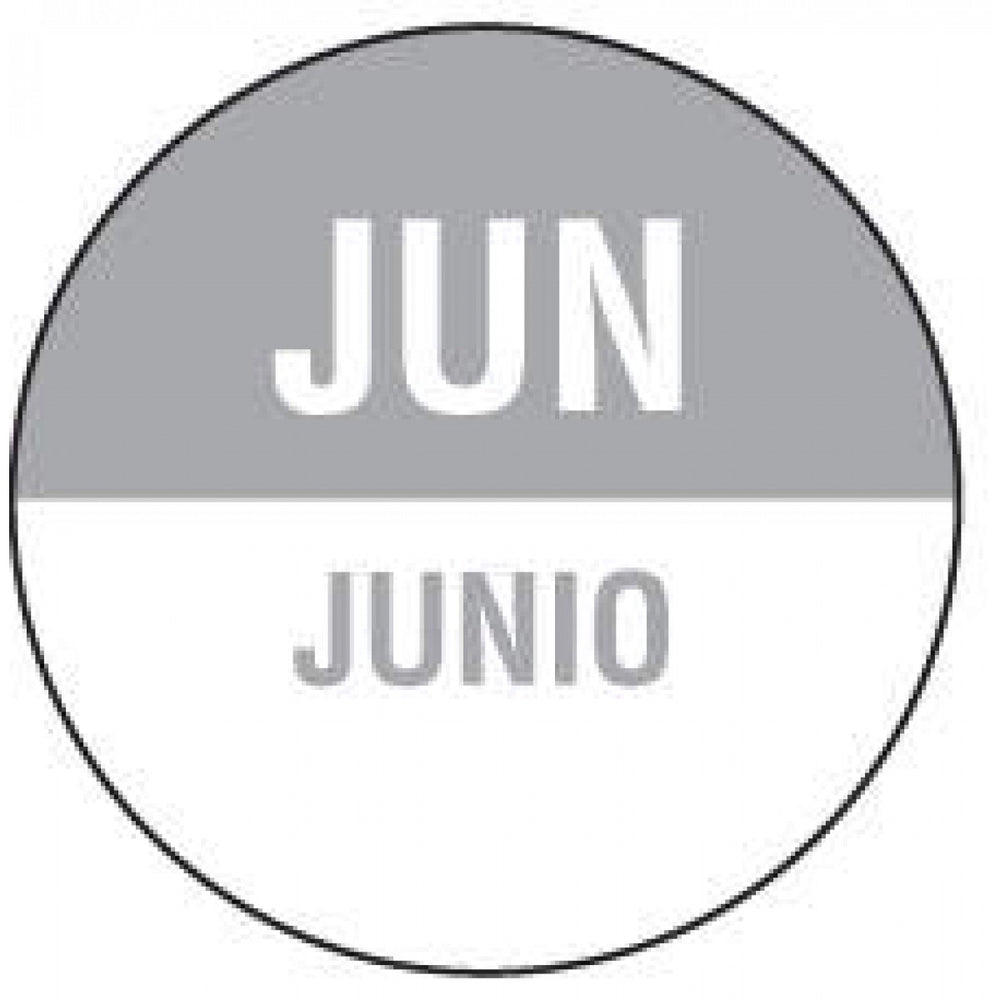 Label Paper Permanent June Junio White And Gray 1000 Per Roll