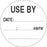 Label Paper Permanent Use By 3" Core X White 350 Per Roll