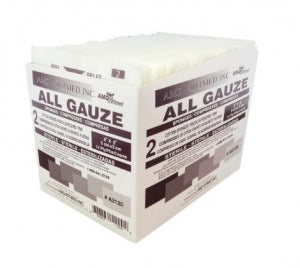 AMD-Ritmed Premium Gauze Sponges - Premium Gauze Sponge, Nonsterile, 12-Ply, 4" x 4", 10/Pack - A4121