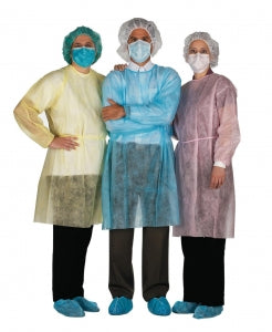 AMD-Ritmed Isolation Gowns - Isolation Gowns, SMS, Yellow - A69979