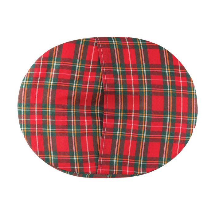 Donut Seat Cushions Plaid