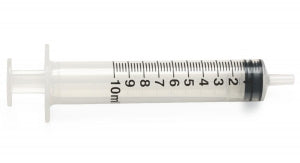 Medline Non-Sterile Syringes - Luer Slip Syringe, Bulk Nonsterile, 10 mL - DNSC83081A