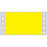 Label Dot Matrix Paper Permanent 4" X 2 7/16" Yellow 2500 Per Box