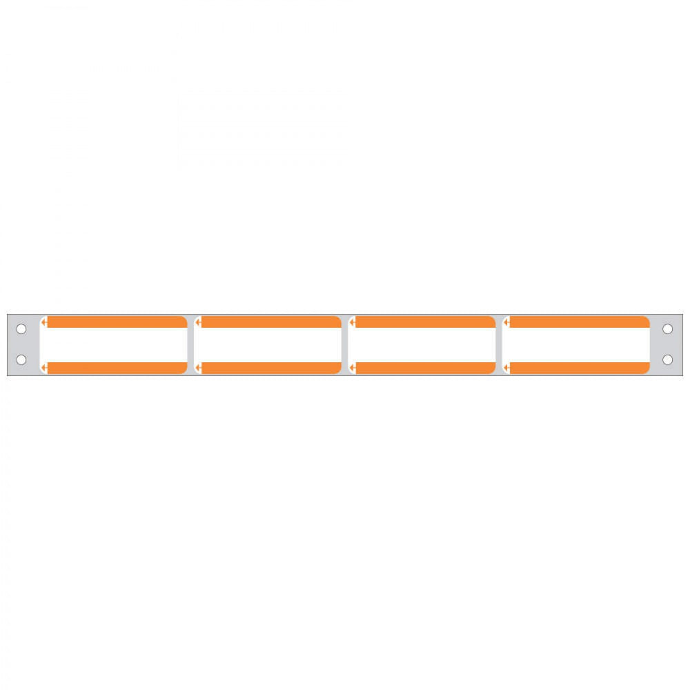 Label Ads Dot Matrix Piggyback Paper Permanent 4 2 2/5" X 15/16" White 25000 Per Box