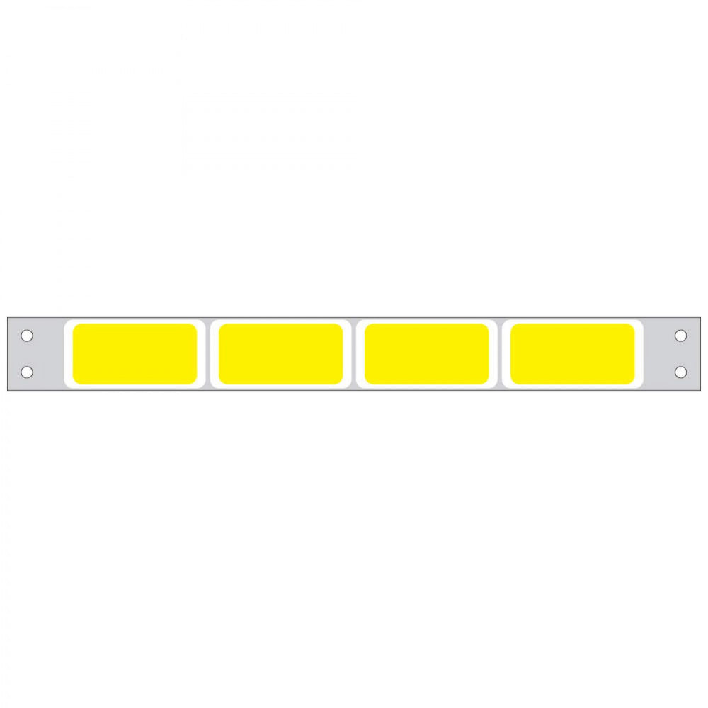 Label Esi Nova Dot Matrix Piggyback Paper Permanent 4 1 7/10" X 5/6"Yellow 25000 Per Box
