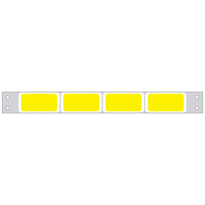 Label Esi Nova Dot Matrix Piggyback Paper Permanent 4 1 7/10" X 5/6"Yellow 25000 Per Box