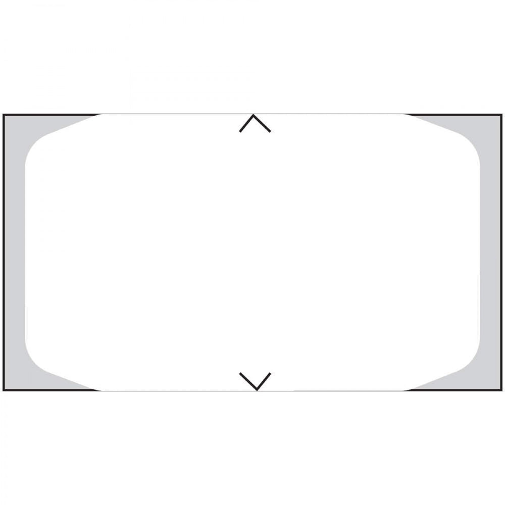 Label For Keystone And Healthcoder Printers Direct Thermal Paper Extra Permanent 1 5/8" Core 1 23/40" X 86/91" White 2250 Per Roll, 6 Rolls Per Box