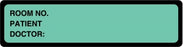 Centurion Centurion Nursing Chart Labels - Turquoise Printed Nursing Chart Label - DR3251