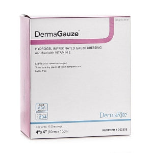 Dermarite DermaGauze Dressings - Derma gauze Impregnated Gauze Dressing, 4" x 4" - 00250E